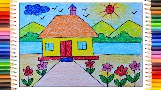 Featured image of post Easy Scenery My Village Drawing Competition - How to draw a village scenery with pencil step by step very easily|my village drawing competition i used :