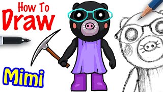 How To Draw Mrs P Roblox Piggy دیدئو Dideo - cool roblox drawings
