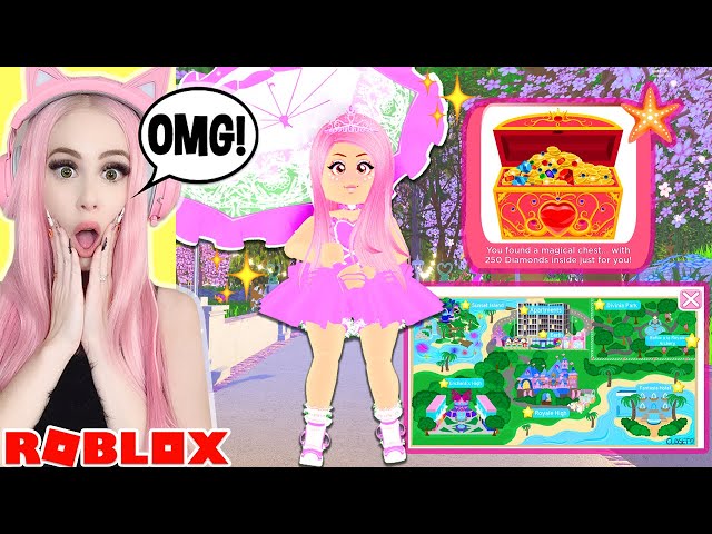 Reacting To Divina Park Royale High S Brand New Realm New