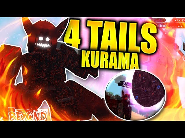 4 Tails Kurama Vs Jin Cloak Most Overpowered Mode In Nrpg Beyond Beta Roblox Ibemaine دیدئو Dideo