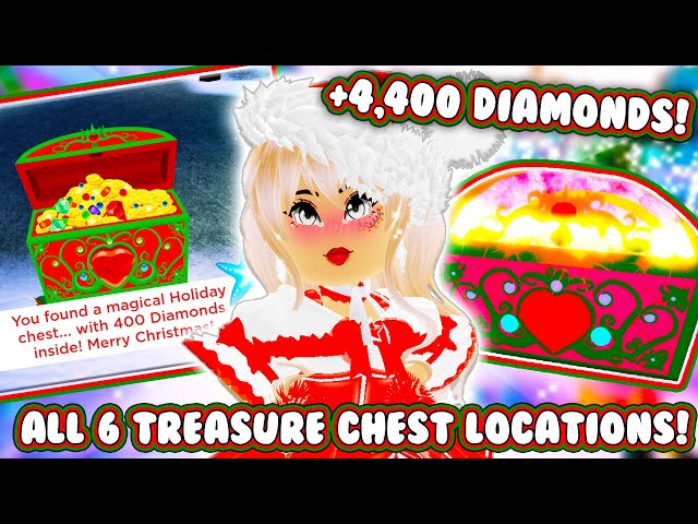 All 6 New Christmas Treasure Chest Locations In Roblox Royale High