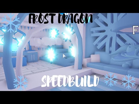 Frost Dragon Bedroom Speedbuild Roblox Adopt Me دیدئو Dideo
