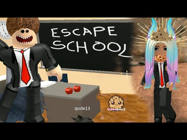 Principal For The Day Roblox High School Escape Obby Video Game دیدئو Dideo - gamer chad and cookie swirl c roblox
