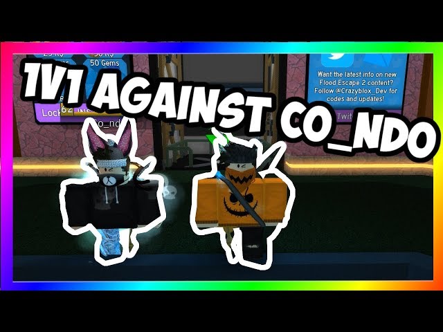 1v1 Against Co Ndo Roblox Flood Escape 2 دیدئو Dideo - codes on roblox flood escape 2