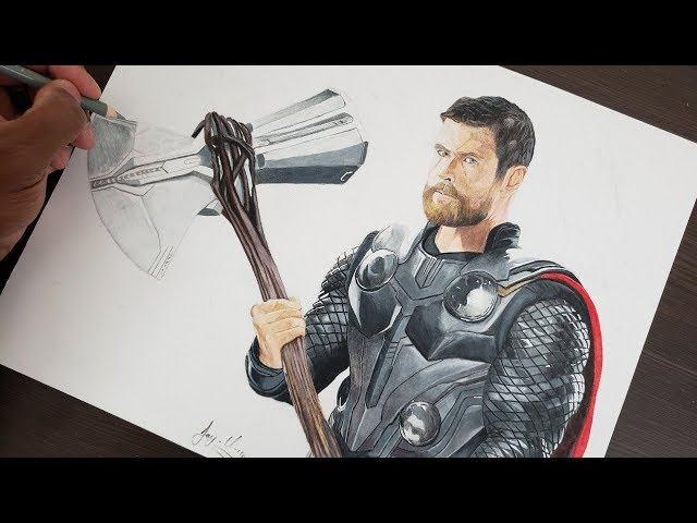 Featured image of post How To Draw Thor With Stormbreaker And subscribeshare your drawings with me on instagram