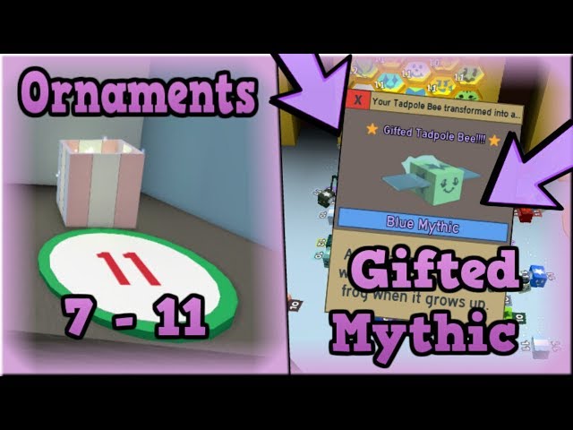 Ornaments 7 11 Gifts Gifted Mythic Bee 3 New Christmas