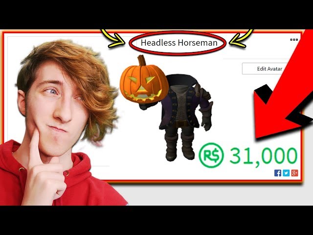 So I Bought The Headless Horseman 31 000 Robux Roblox