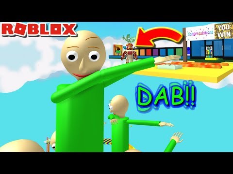Escape Giant Dabbing Baldi Obby The Weird Side Of Roblox