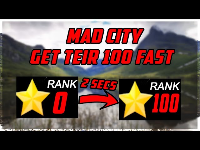 Roblox Mad City Get Tier 100 In 5 Mins Script Infinite Teirs