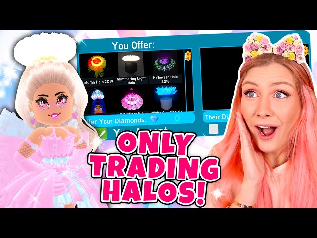 I Only Traded Halos For 24 Hours In Roblox Royale High School Trading What People Trade For Halos دیدئو Dideo