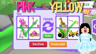One Color Trading Challenge In Adopt Me Roblox Adopt Me Trading