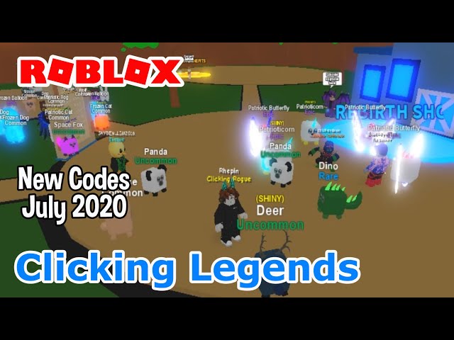 Roblox Clicking Legends New Codes July 2020 دیدئو Dideo - new codes in boku no roblox september 2020