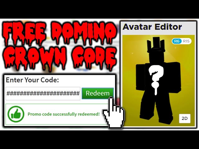 Omg Free Domino Crown Promo Code Neapolitan Crown دیدئو Dideo - promo code roblox how to get the neapolitan crown