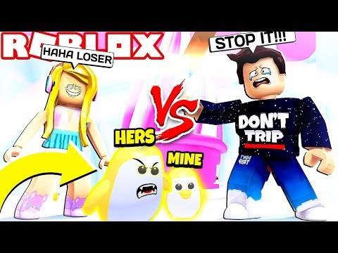 The Mean Girl Attacked My Golden Penguin In Adopt Me Roblox