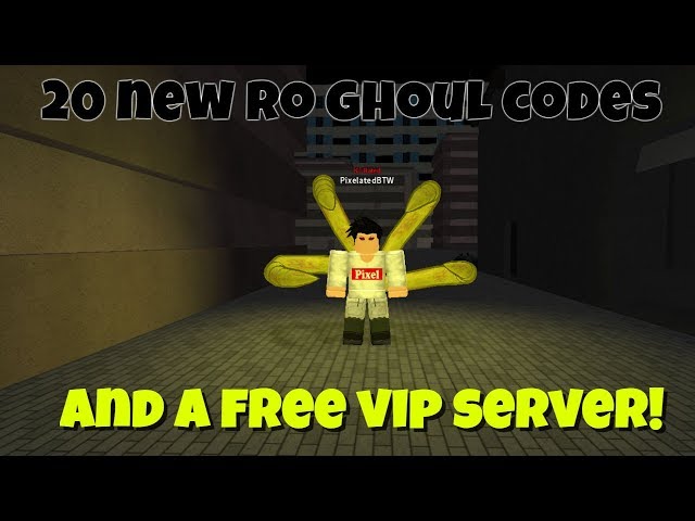 All Ro Ghoul Codes And A Free Vip Server Roblox دیدئو Dideo