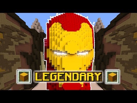 Legendary Iron Man Minecraft Build Battle دیدئو Dideo