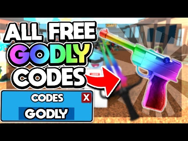 All 40 Godly Codes In Murder Mystery 3 Roblox دیدئو Dideo