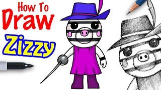 How To Draw Mousy Roblox Piggy دیدئو Dideo - zizzy dibujos de piggy roblox para colorear