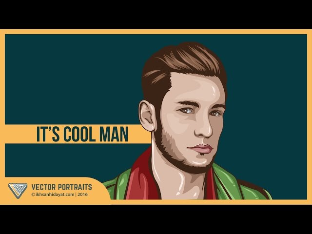 Tutorial Vector Portraits It S Cool Man Using Adobe Illustrator Cc 15 دیدئو Dideo
