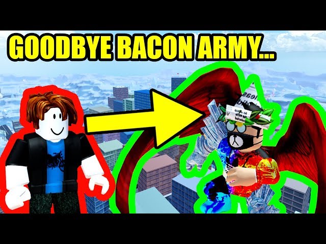 Goodbye Bacon Army Hello Salad Squad Roblox Jailbreak دیدئو Dideo - error bacon hair roblox