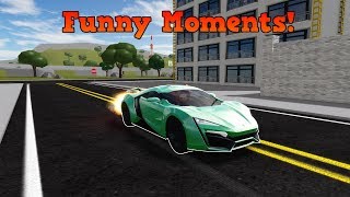 Insane Stunts Funny Moments And Glitches Roblox Vehicle Simulator Episode 6 دیدئو Dideo - ferrari laferrari vs mclaren p1 roblox vehicle simulator