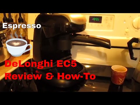 DeLonghi EC5 Espresso Machine Product Review & Quick How-To دیدئو dideo