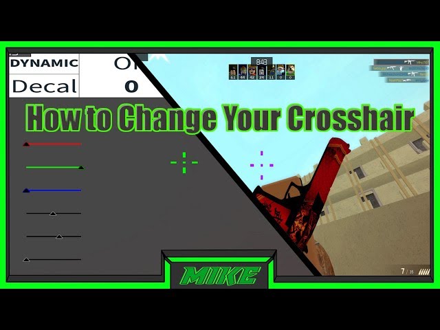 Roblox Counter Blox How To Change Your Crosshair How To Change