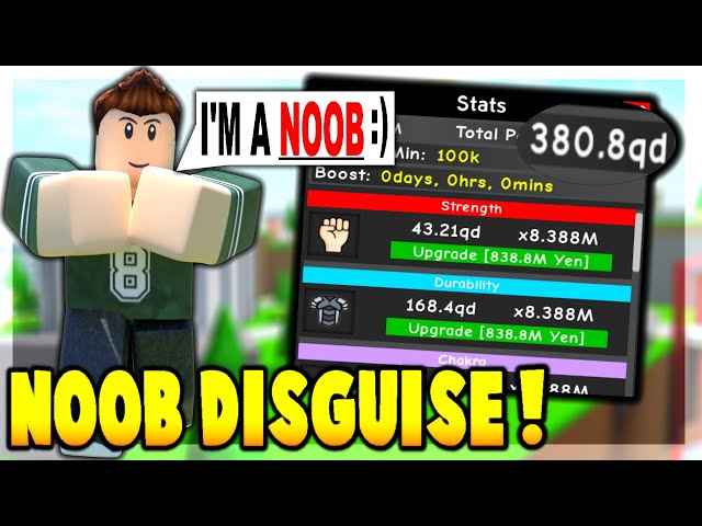 Noob Disguise Trolling 3 375 Quadrillion Total Power In Anime Fighting Simulator Roblox دیدئو Dideo