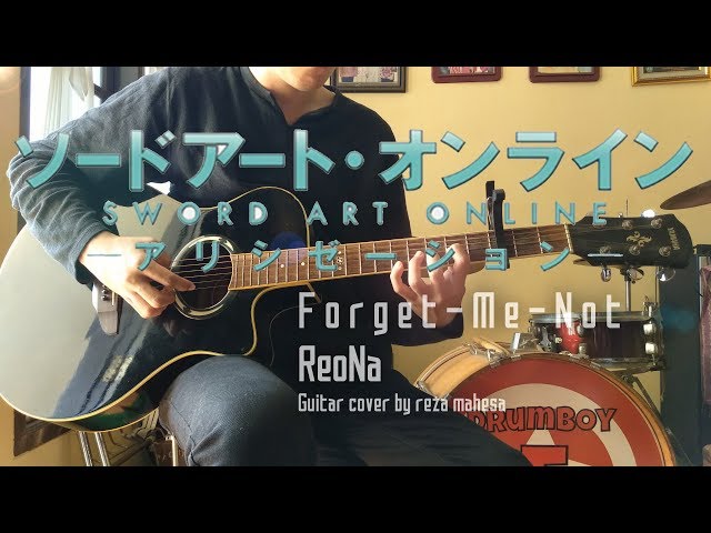 Sword Art Online Alicization Forget Me Not By Reona Fingerstyle Guitar Cover By Rz Gota دیدئو Dideo
