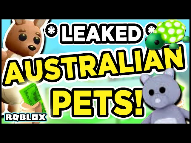 Roblox Adopt Me Aussie Pets List