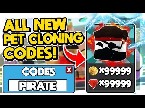 All New Hacked Pirate Codes In Champion Simulator Pet Cloning Update Roblox دیدئو Dideo
