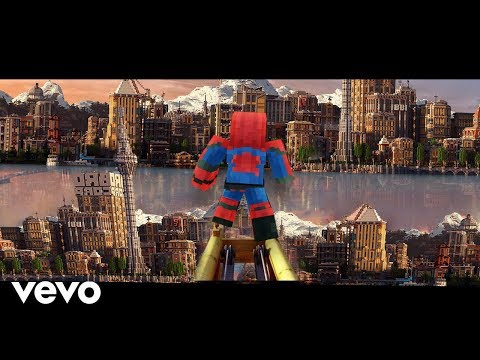 Sunflower Minecraft Music Video Post Malone Swae Lee Spider Man Into The Spider Verse دیدئو Dideo