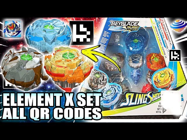 All Element X Set Qr Codes Beyblade Burst Turbo App Ø¯ÛØ¯Ø¦Ù Dideo Xcalius x4 qr code + all xcalius collab! set qr codes beyblade burst turbo app