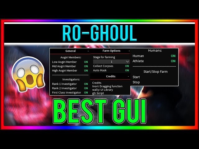 Working Roblox Hack Ro Ghoul Fastest Autofarm Best Gui