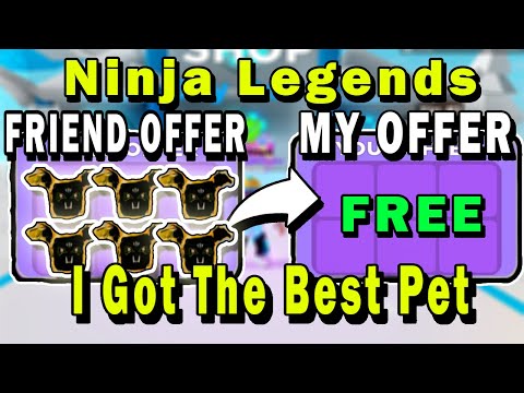 Ninja Legends New Update I Was Given The New Best Pet
