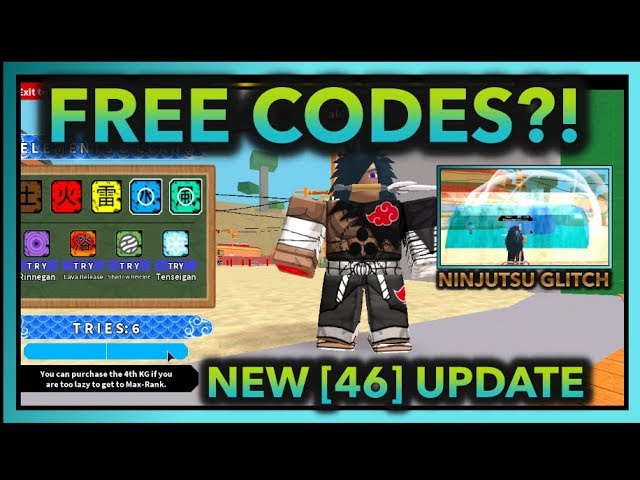 046 Update Free Codes Ninjutsu Glitch Roblox Naruto Rpg Beyond