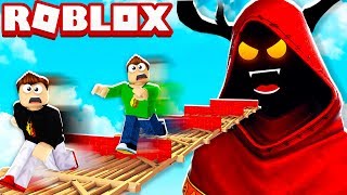 Roblox 1v1 Obby Race Vs My Little Brother If He Wins He Gets My Dominus دیدئو Dideo - roblox family evil santa