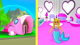 I Bought An Under Water Mermaid Mansion In Adopt Me Roblox