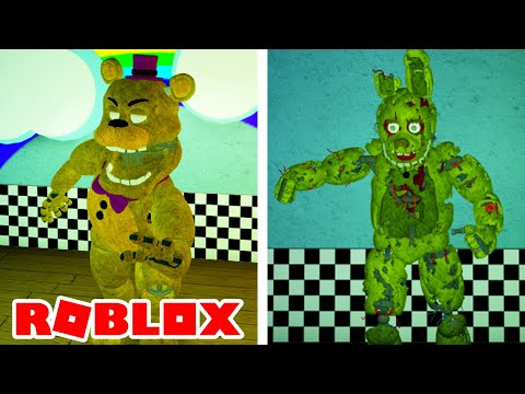 New Roblox Fnaf Game And Springtrap Animatronic In Roblox