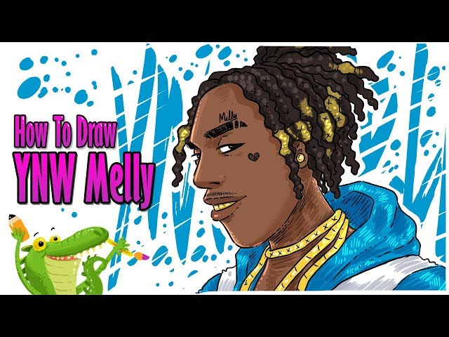 How To Draw Ynw Melly Step By Step Tutorial دیدئو Dideo