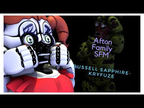 Afton Family Remix By Kryfuze And Russell Sapphire Fnaf Sfm