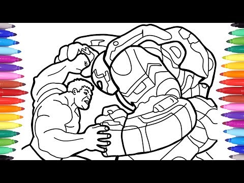 hulk vs ironman hulkbuster the avengers coloring pages how