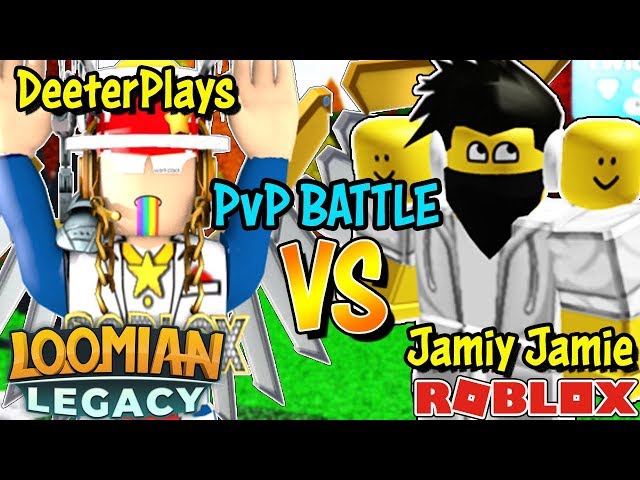 Loomian Legacy Battle With Jamiy Jamie Roblox Deeterplays Vs
