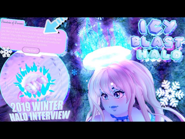 Icy Blast Winter Halo Interview First Look Royale High 2019