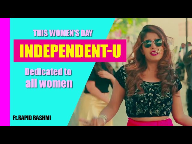 Rapid Rashmi Independent U First Music Solo Women S Day Special Kannada Rap Song Ø¯ÛØ¯Ø¦Ù Dideo Ret қaraldy 571 m.2 zhyl bұryn. dideo