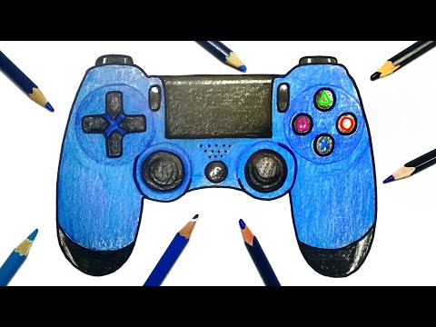 Featured image of post How To Draw A Ps4 Controller Step By Step Now we draw all the details of the controller