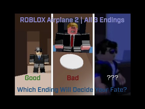 Roblox Airplane 2 All 3 Endings Season 2 Episode 2 دیدئو Dideo