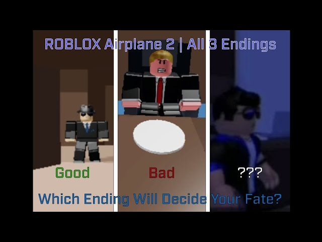 Roblox Airplane 2 All 3 Endings Season 2 Episode 2 دیدئو Dideo - roblox airplane story endings