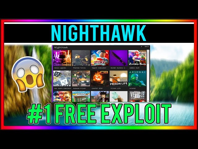 Working Roblox Hack Nighthawk 60 Games Exploit Admin All