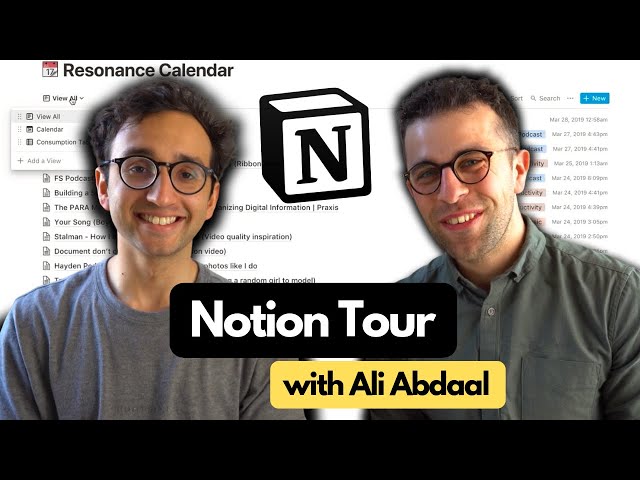 Featured image of post Ali Abdaal Notion Templates : In my spare time, i make youtube videos about medicine, tech, productivity and study tips.